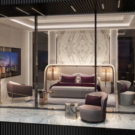 2 спальни в Burj Jacob and Co Residences