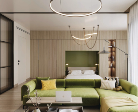 2 спальни в The Cube Residences